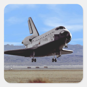 NASA スペースシャトル アトランティス エドワーズ空軍基地着陸 スクエアシール