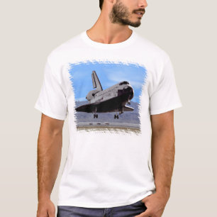 NASA スペースシャトル アトランティス エドワーズ空軍基地着陸 Tシャツ