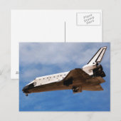 NASA スペースシャトル アトランティス STS-30 着陸 ポストカード (正面/裏面)