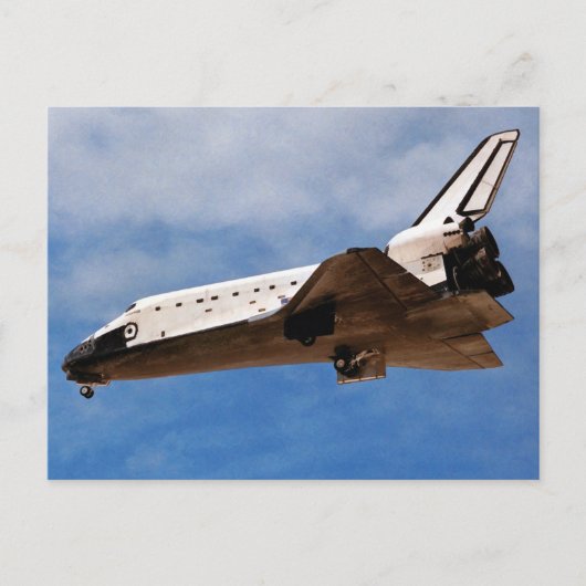 NASA スペースシャトル アトランティス STS-30 着陸 ポストカード (正面)