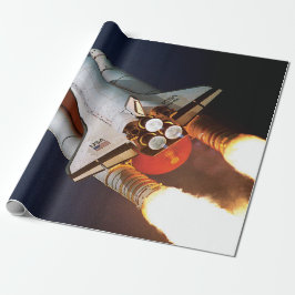 NASA スペースシャトル アトランティス STS-45打上げ ラッピングペーパー