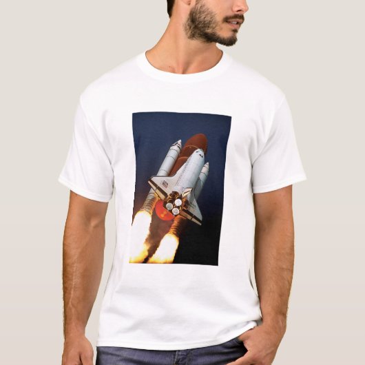 NASA スペースシャトル アトランティス STS-45打上げ Tシャツ (正面)