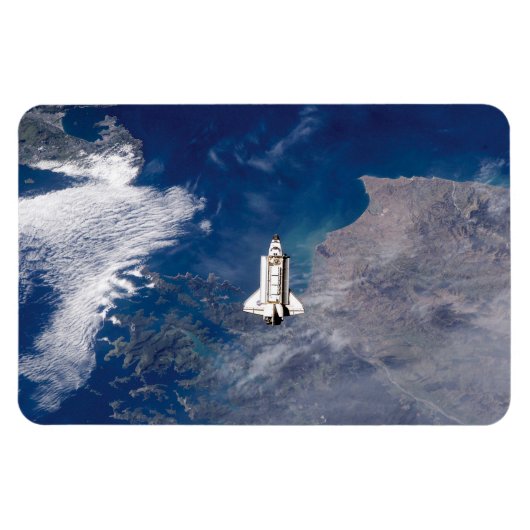 NASA スペースシャトル エンデバー STS-113 地球軌道 マグネット (横)