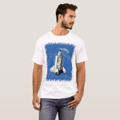 NASA スペースシャトル ディスカバリー 地球軌道 Tシャツ (正面フル)