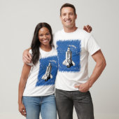 NASA スペースシャトル ディスカバリー 地球軌道 Tシャツ (ユニセックス)