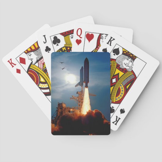 NASA スペースシャトル ディスカバリー 打ち上げ STS-64 トランプ (裏面)