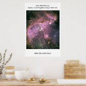 NASA/ハッブル/小マゼラン雲/ NGC 346 ポスター (キッチン)