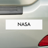 NASA バンパーステッカー (車上)