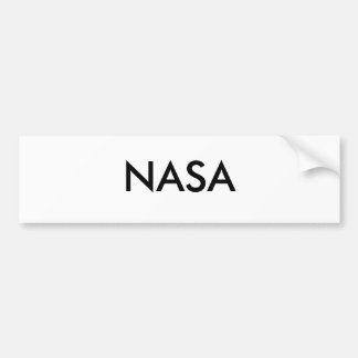 NASA バンパーステッカー