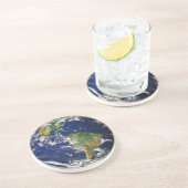 NASA ブルー マーブル 地球 砂岩コースター コースター (側面)