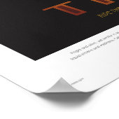 NASA -レトロタイタンツアー旅行ポスター ポスター (角)