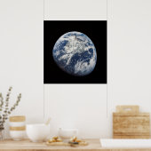 NASA/月からの地球の眺め ポスター (キッチン)