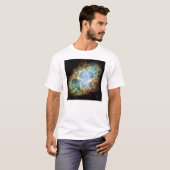 NASA -蟹星雲の巨大なハッブルのモザイク Tシャツ (正面フル)