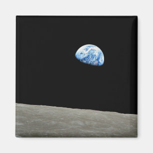 NASA - Apollo8、Dec24、Earthriseからの眺め マグネット
