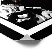 NASA Apollo 17 Astronaut Flag Earth Moon Photo ポスター (角)