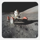 NASA Apollo 17 Lunar Roving Vehicle, 1972 スクエアシール (正面)