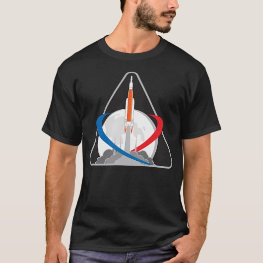 Nasa Artemis 1ミッションパッチ Tシャツ (正面)