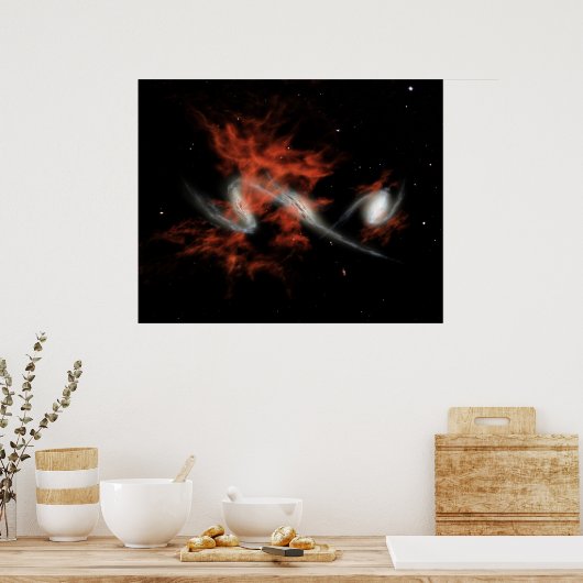 NASA At the Blobsハート ポスター (キッチン)