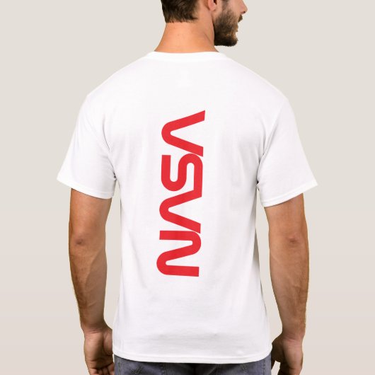 NASA Commercial Crew Program ロゴ Tシャツ (裏面)