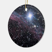 NASA ESAヴェイユ星雲 セラミックオーナメント (左)