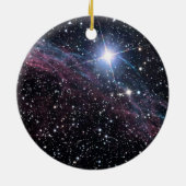 NASA ESAヴェイユ星雲 セラミックオーナメント (裏面)