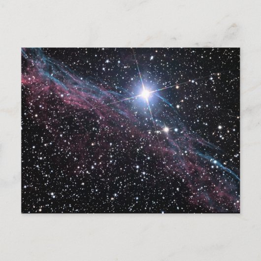 NASA ESAヴェイユ星雲 ポストカード (正面)