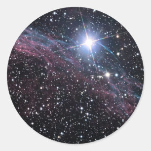 NASA ESAヴェイユ星雲 ラウンドシール