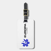 NASA Europa Clipperロゴ2面 ラゲッジタグ (正面縦)