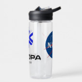 NASA Europa Clipper ロゴ クリア 20オンス ウォーターボトル (左面)