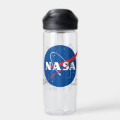 NASA Europa Clipper Logo Clear 20 oz ウォーターボトル (背面)
