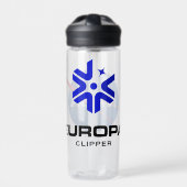 NASA Europa Clipper Logo Clear 20 oz ウォーターボトル (正面)