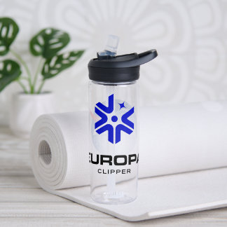 NASA Europa Clipper Logo Clear 20 oz ウォーターボトル