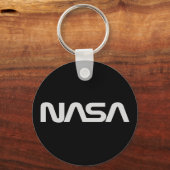 NASA Gray Worm Logo キーホルダー (正面)