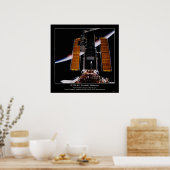 NASA Hubble Space Telescope backdr... ポスター (キッチン)
