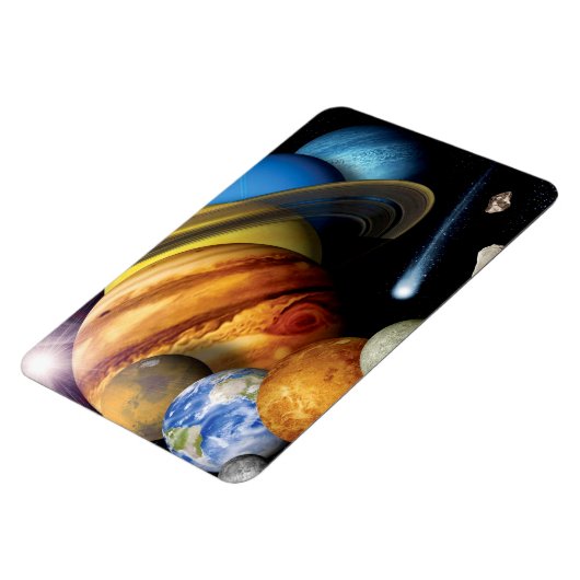 NASA JPLシステム惑星太陽のモンタージュ宇宙写真 マグネット (左側)