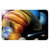 NASA JPLシステム惑星太陽のモンタージュ宇宙写真 マグネット (横)