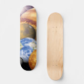 NASA JPLシステ太陽のム惑星モンタージュ宇宙写真 スケートボード (正面)
