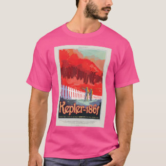 Nasa Jpl Exoplanet Travel Bureau Kepler-186F (8K R Tシャツ