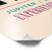 NASA/JPLSのレトロ宇宙ポスター フォトプリント            (角)