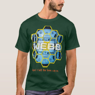 NASA JWSTジェームズウェッブ宇宙望遠鏡レンズキャップOn J Tシャツ