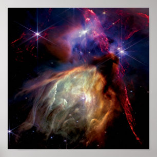 NASA JWST へびつかい座星形成領域 ポスター