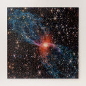 NASA JWST レッドスパイダー星雲の写真 ジグソーパズル (横)