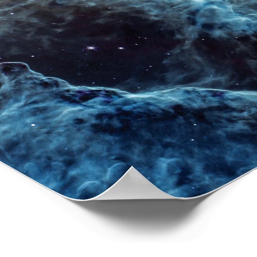 NASA JWST Pillars of Creation Mid Infrared ポスター (角)