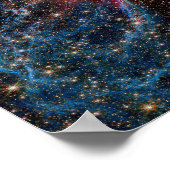 NASA JWST Red Spider Nebula Photo ポスター (角)