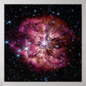NASA JWST Wolf-Rayet Star WR 124 ポスター (正面)