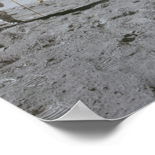 Nasa Moon Landing Apollo 15 Lunar Module 1971 ポスター (角)