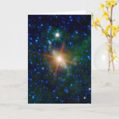 NASA PIA13942赤外線Circinusの銀河系 カード (黄色い花)