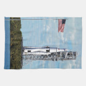 NASA SLS宇宙発射システムロケットランチパッド キッチンタオル (横)