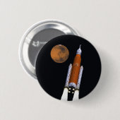 NASA SLS宇宙発射システム 缶バッジ (正面&裏面)