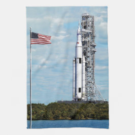 NASA SLS スペースローンチシステム ロケット打ち上げ基地 キッチンタオル